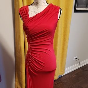 Red Calvin Klein Gown (Size 4)